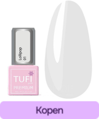 TUFI profi PREMIUM hybride nagellak Lollipop 01 vanille 8 ml (0227090)